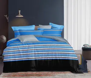 Blue Stripe Design Duvet Set