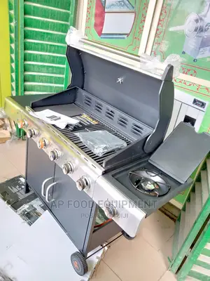 6burner BBQ GRILLS Stainless Steel With Side Cook. .