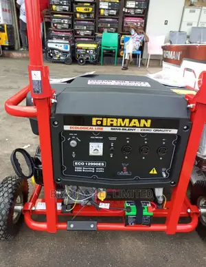 9kva Fireman Petrol Generator Set, With Key And Manual Start.