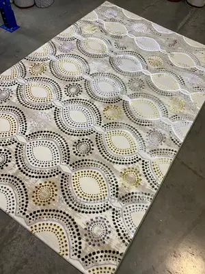 5x7fts Beige and Gold Turkey Center Rug (4×6)