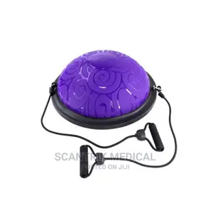 Inflatable Half Exercise Ball Wobble Board Balance Trainer
