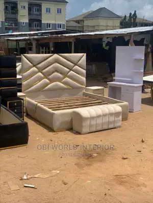 Bed Frame and Dressing Mirror Set