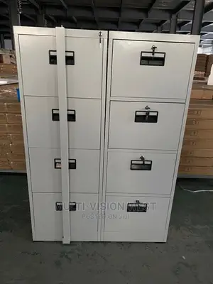 Metal File Cabinet, 4-Drawers