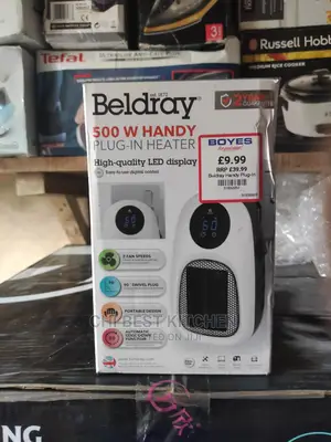 Digital Plug-in Portable Heater With Led