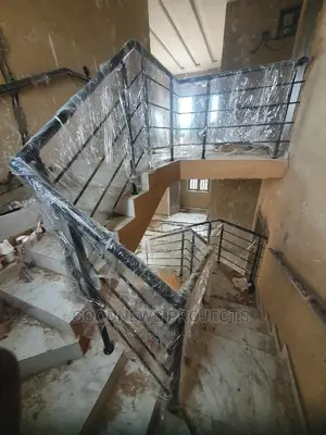 Raw Black Aluminium Staircase Handrails