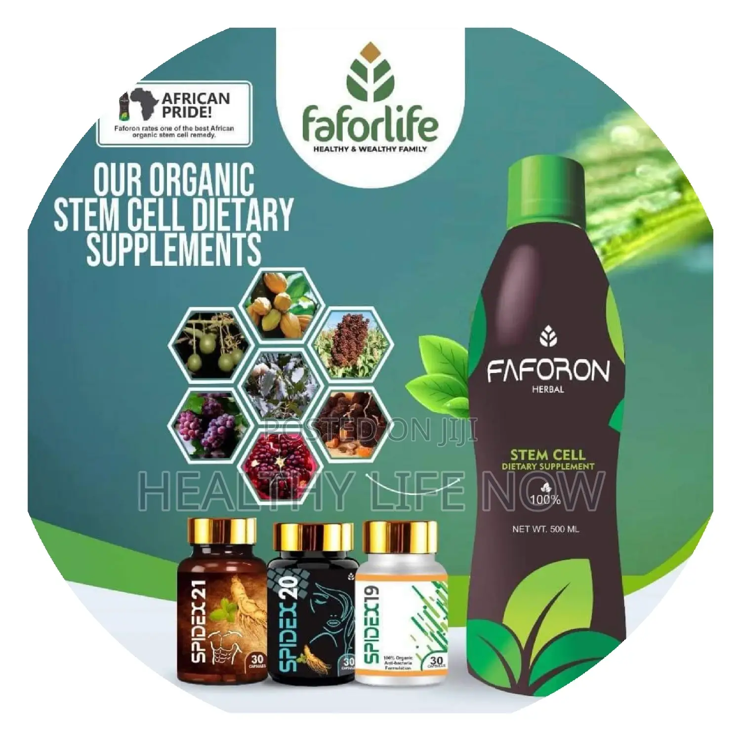 Faforon Herbal 540ml + Spidex21 + Spidex20 + Spidex19