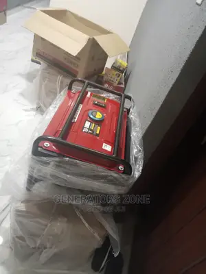 Standard Red Tank Elepaq 3.5kva Manual Generator