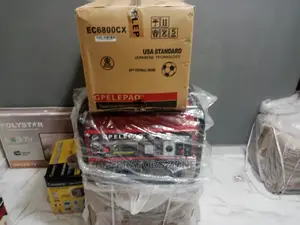 Ec6800cx Gasoline Elepaq 3.5kva Manual Generator Red Tank
