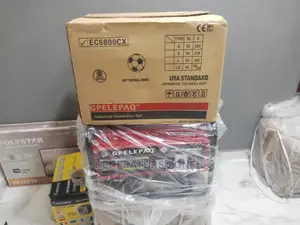 Gasoline Manual Elepaq Generator 3.5kva Red Tank Ec6800cx