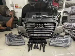 Set Of Bumper And Full Light Audi A8 L 2015