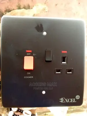 6 by 6 Cooker Unit Socket Black