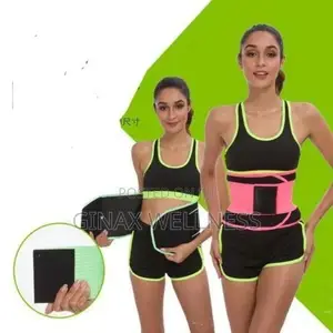 Curved-edge SBR Embossing Waist Trainer With Elastic Band