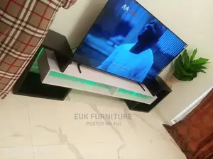 Tv Stand With Light ( Unique Design) Made With HDF