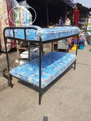 3ft by 6ft Solid Iron Steel Bunk Bed
