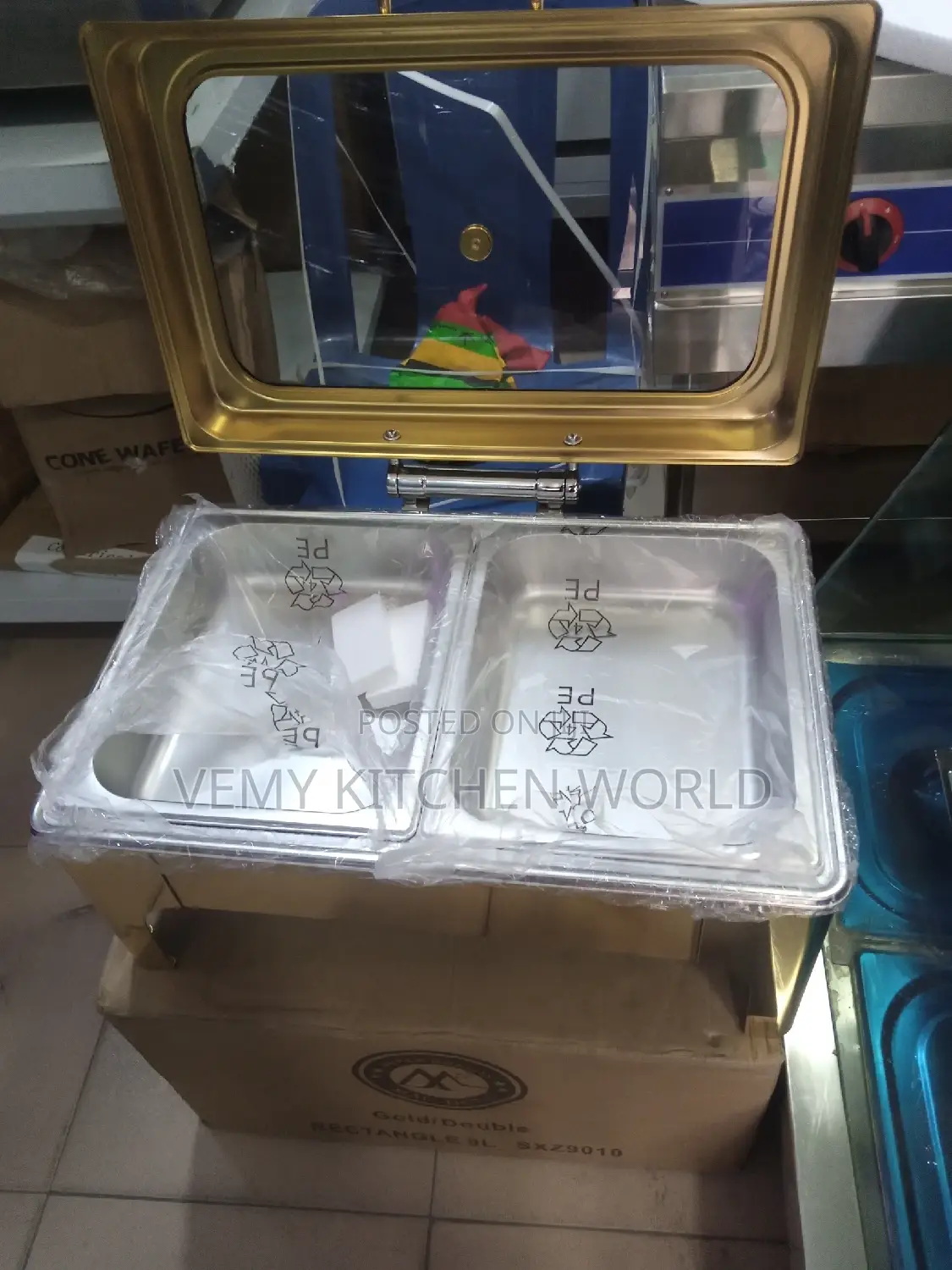 Chaffing Dish Rectangle Transparent