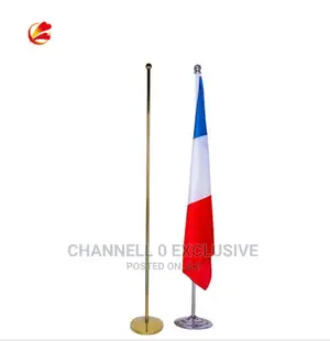 Flag Stand Gold Colour