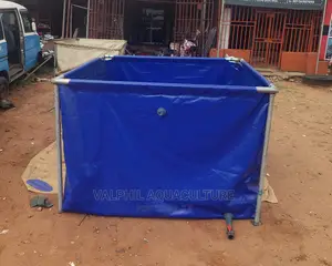 Blue Tarpaulin Fish Pond