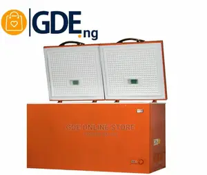 Nexus Orange Double Door Deep Freezer With Glass Slide