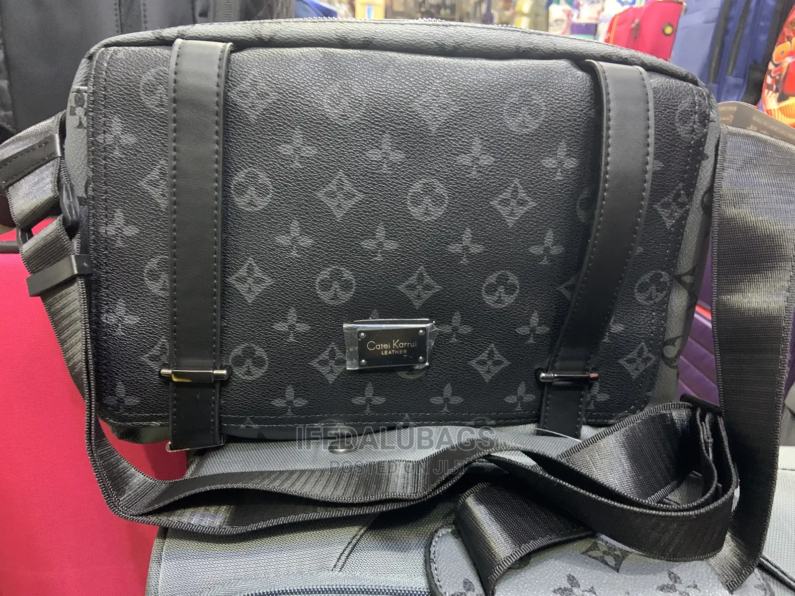 High Quality Imported Leather Side Bag