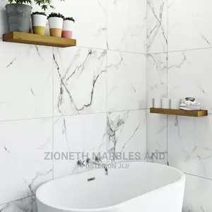80X80 White Cararra Super Polished Floor and Wall Tiles