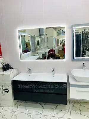 High Quality Double Water Resistant Bathroom Cabineth