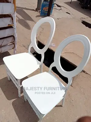 White O Back Chair