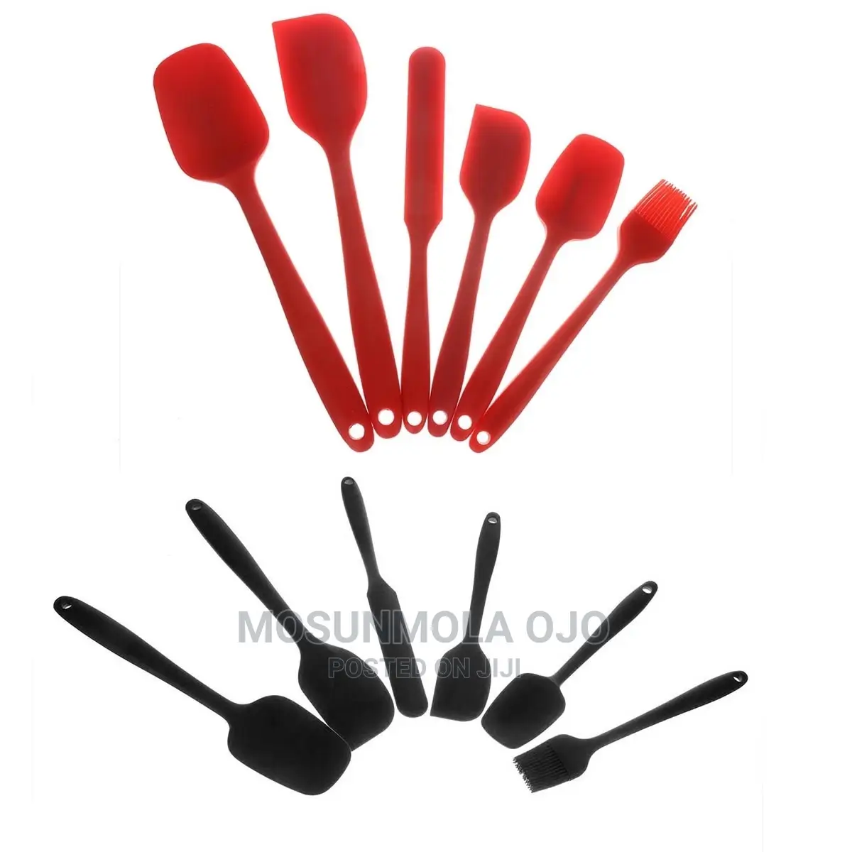 6pcs Silicone Baking Spatula Set