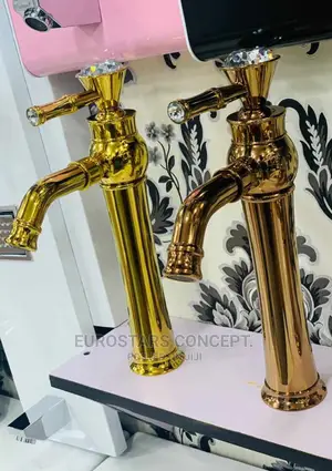 Long Executive Gold Mixer Tap