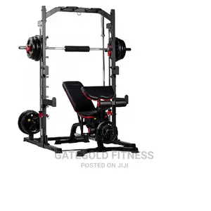 Ms6101/Ms6102 Smith Machine With Utility Bench + 40kg Weight
