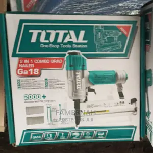 Total 18g 2in1 Air Brad Nailer/Industrial Stapler