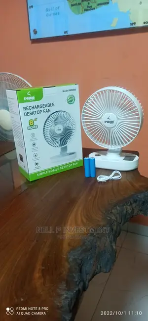 Rechargeable Table Fan