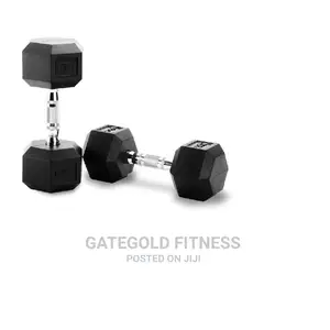 D2200.6 Rubber Hex Dumbbell 6kg [Pair]