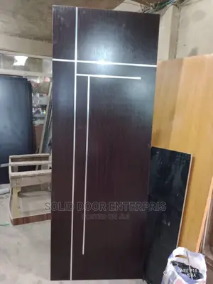 For Sale,Hdf Door With Silver Chrome Design