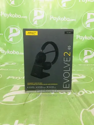 Jabra Evolve2 65 Ms Stereo Wireless Headset W/Charging Stand