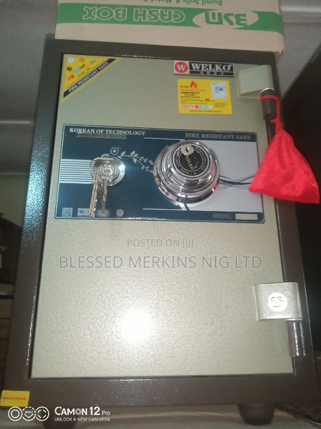 Welko Fireproof Safe Manual