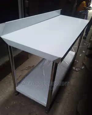 Stainless Steel Work Table With Back 5ft.