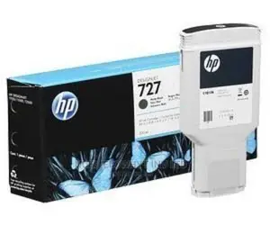 HP 727 300-Ml Matte Black Designjet Ink Cartridge, C1Q12A