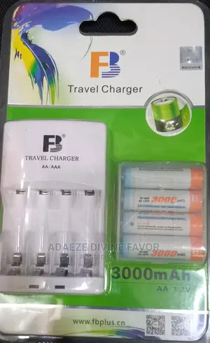 Fb Travel Charger + 3000mah Battery