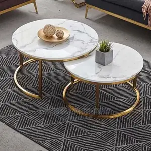 2 in 1 Center Table Marble Top