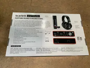 Quality Focusrite Scarlett 2i2 Bundle Soundcard