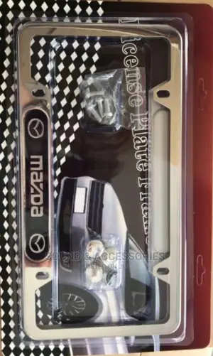 Car Branded Silver Color Stainless Plate Number Cover/Frame.