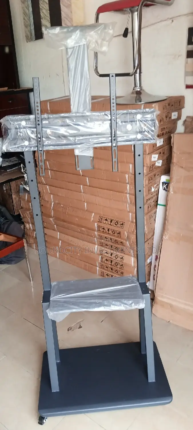 Adjustable Mobile Moving Television Stand.