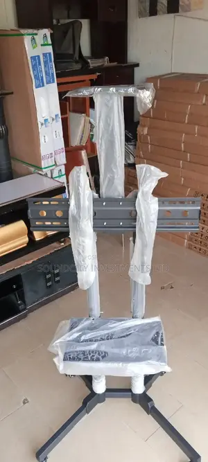 Adjustable Mobile Movable Television Stand With Trolley.
