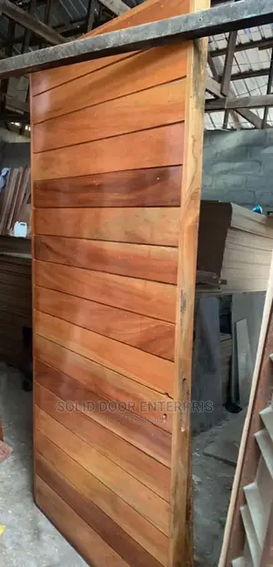 Solid Mahogany Security Door for Sale