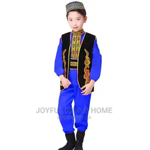 Complete Boys Indian Costume -Blue,Red and Multi