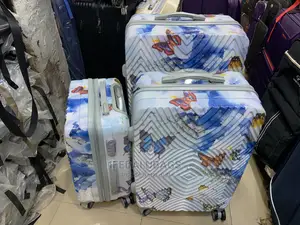 Set of Durable Plastic Traveling Luggage