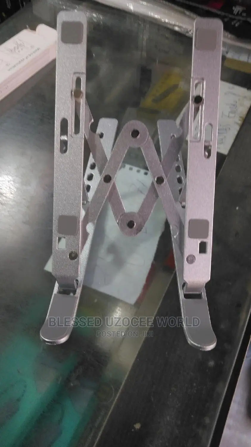 Portable Aluminium Laptop Stand, Foldable Adjustable