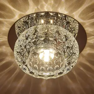 Modern Corridor Chandelier Ceiling Lamp Crystal Light