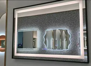 Black Frame Sensor Mirror With Light