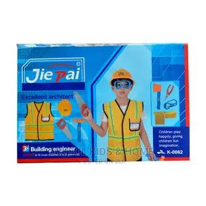 Kid Engineer's Costume -Yellow Multi Color